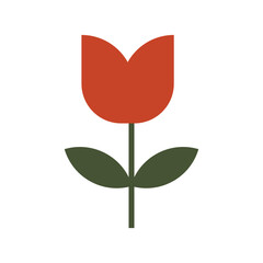 Geometric Flower Vector - 02
