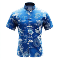 Obraz premium Blue Shirt of Chinese