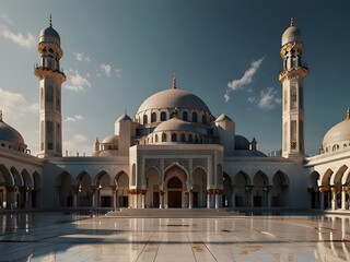 Obraz premium interior of a beautiful mosque
