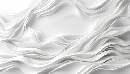Obraz premium Abstract White Wave Texture Background Image