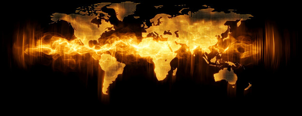 Global Energy Flow, Dark Background