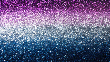 Purple, blue, and white glitter ombre background