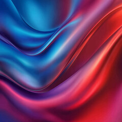Abstract background with moving waves, generative AI illustration