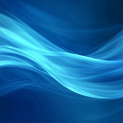 Naklejka premium Abstract background with moving waves, generative AI illustration