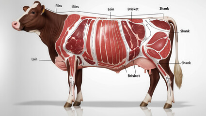 Exploring beef cuts anatomy and butchery in an educational culinary workshop