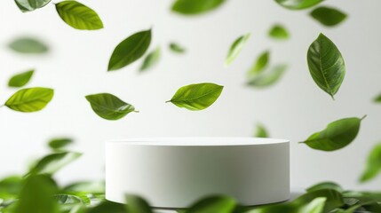 Serene Podium: A Symbol of Nature's Purity
