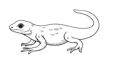 hand drawn illustration of a bear