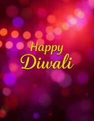 Happy Diwali illustration. Pattern for banners, covers, greeting cards, for printing on wall decorations.
