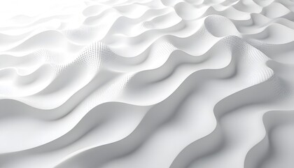 Obraz premium Abstract White Wave Background Texture Design