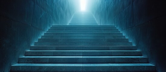 Fototapeta premium Stairway to Heaven - Abstract Concept of Ambition
