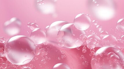 泡　ピンク　背景