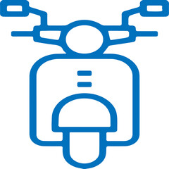 The motorbike design with color