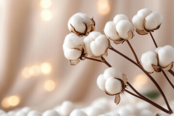 Fototapeta premium White Cotton Background