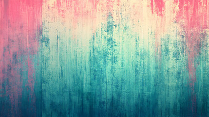 Obraz premium Abstract teal pink grunge texture background design