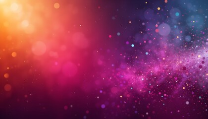 Fototapeta premium abstrack background gradient Orange, Pink, Purple with glow effect particles