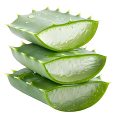 Alovera on transparent isolated background