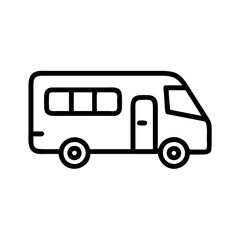 camper van icon design