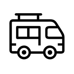 camper van icon design