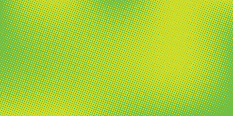 Obraz premium Dots halftone yellow green color pattern gradient texture background. vector ilustration