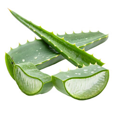 Alovera on transparent isolated background