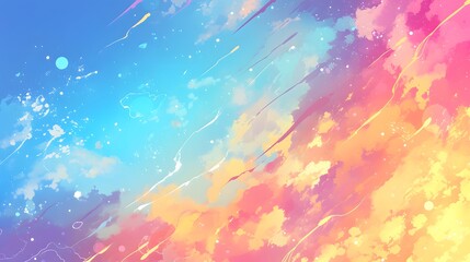 Colorful gradient background enhanced by soft noise effects.