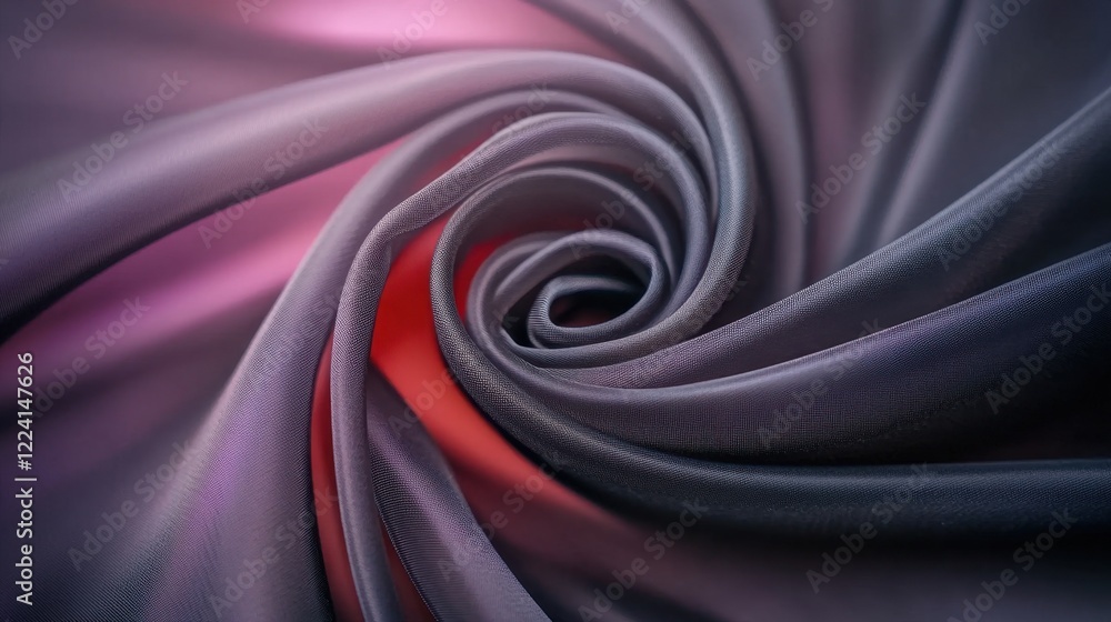 Aufkleber elegant abstract fabric texture in swirling patterns with soft light and vibrant colors