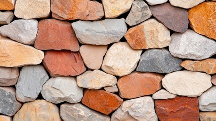 Colorful stone wall texture background for design (3)