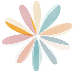 flowers and leaves in pictures illustrator2D