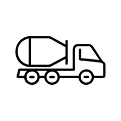 cement truck icon design