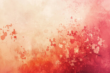Obraz premium Abstract background with soft red and pink hues blending, creating a warm and romantic atmosphere