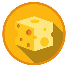 cheese icon design