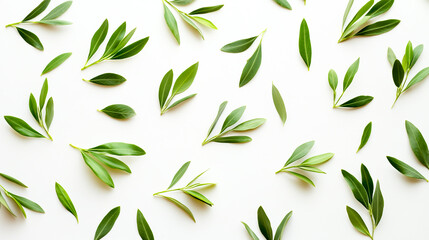 Olive with leaves isolated on a white background.