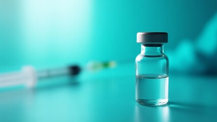 vials of medicine and syringe