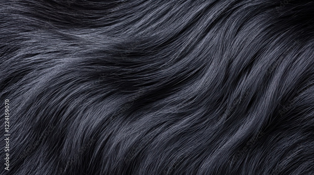 Poster luxurious macro shot of mink fur texture dark tones - image soft environment close-up viewpoint