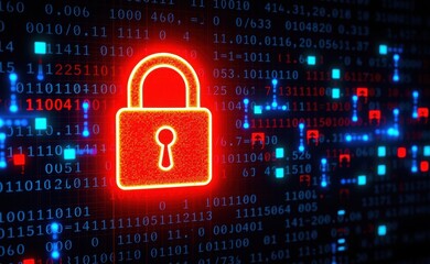 A shield and padlock symbolizing robust protection against computer viruses, ensuring secure and safe digital experiences.