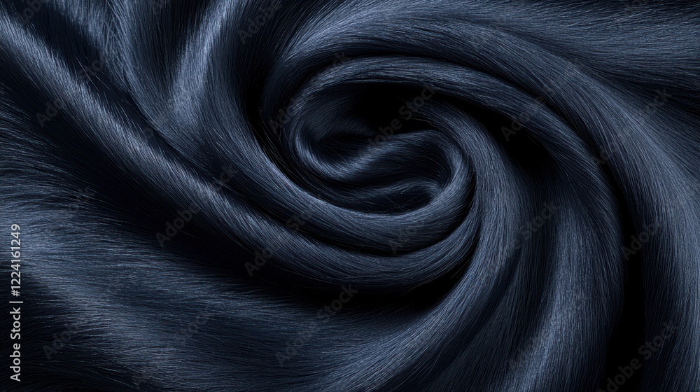Poster luxurious macro shot of mink fur texture dark tones detail elegant environment close-up view