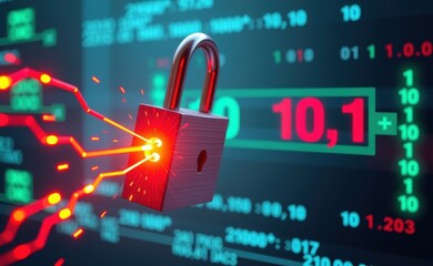 A shield and padlock symbolizing robust protection against computer viruses, ensuring secure and safe digital experiences.