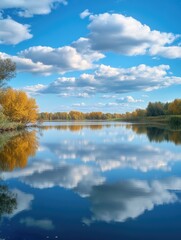 Serene Lake Reflection