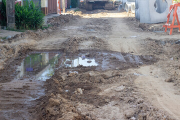 making concrete roads