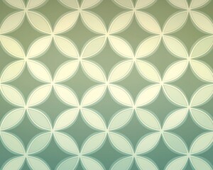 Fototapeta premium Abstract olive green and beige geometric pattern background.