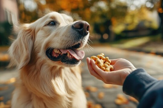Autumn Fun with a Golden Retriever