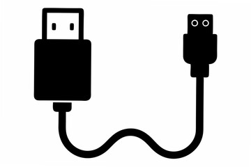  usb cabol silhouette