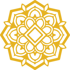 Beautiful flower art and mandala vector design