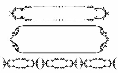 レトロで豪華な装飾フレーム