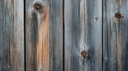 Obraz premium Close-up of weathered wooden planks with a mix of colors and textures.