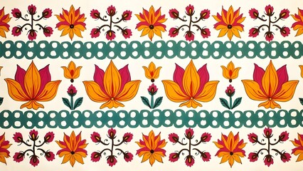 Geometric Scallops A Rajasthani Pattern Masterpiece