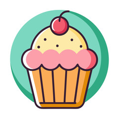 cupcake icon design