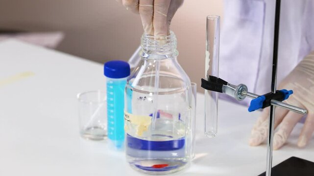 Copper Sulfate and Sodium Hydroxide Reaction