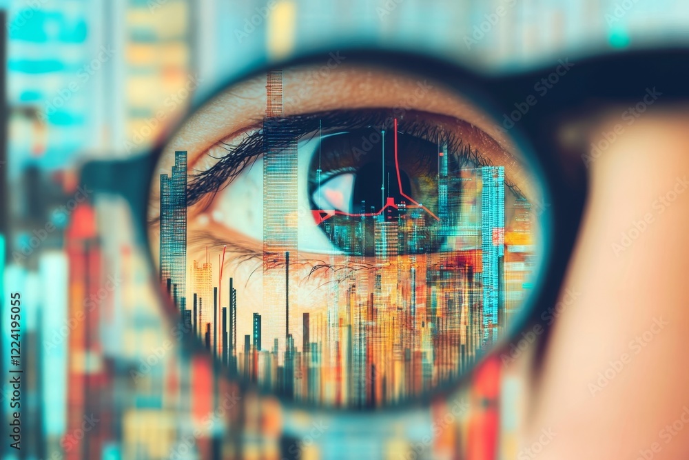 Poster exploring urban insights through innovative perspectives in technology and data visualization