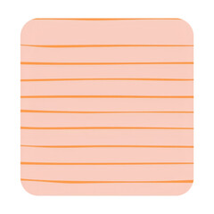 PNG Cute paper notes illustration, transparent background